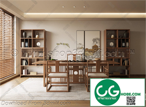 Tea Room 77 3D Model